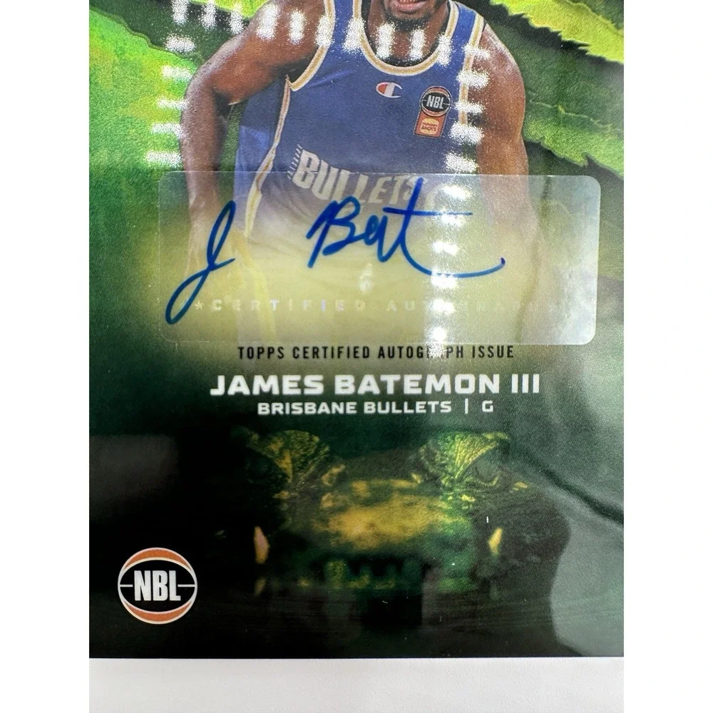 2024-25 Topps Chrome NBL James Batemon III Auto Autograph #A-JB Bullets